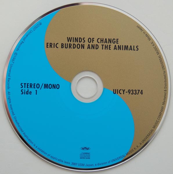 CD, Burdon, Eric + The Animals - Winds Of Change