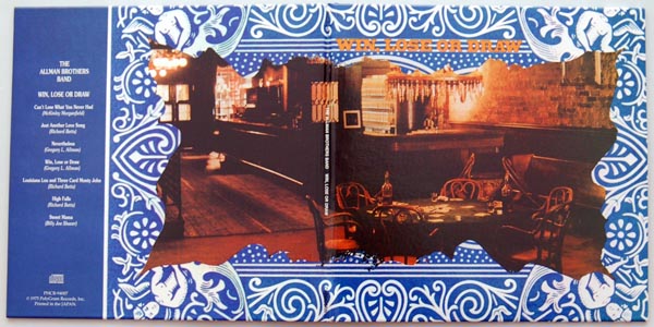 Front + back cover unfolded, Allman Brothers Band (The) - Win, Lose Or Draw