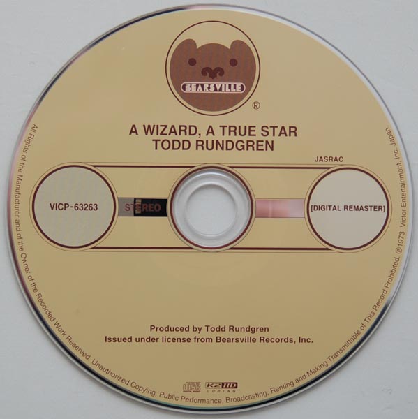 CD, Rundgren, Todd - Wizard, A True Star