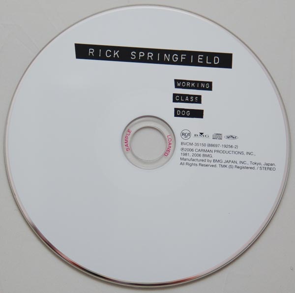 CD, Springfield, Rick  - Working Class Dog