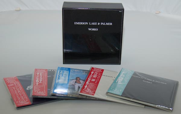 Box contents, Emerson, Lake + Palmer - Works Box 20bit K2