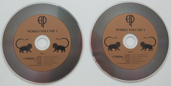 CDs, Emerson, Lake + Palmer - Works Volume 1