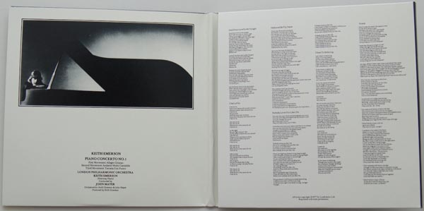 Half Unfolded, Emerson, Lake + Palmer - Works Volume 1