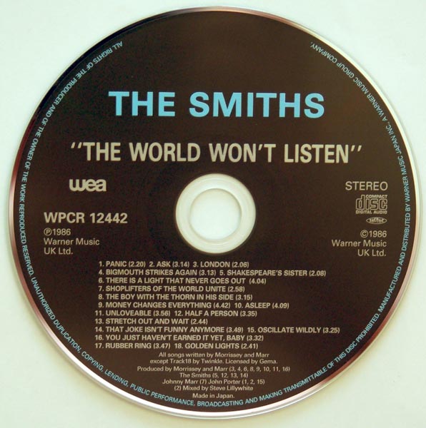CD, Smiths (The) - The World Won't Listen