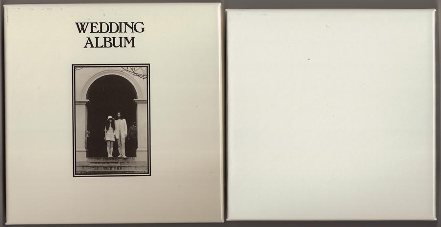 BOX Front and back, Lennon, John + Yoko Ono - Wedding Album