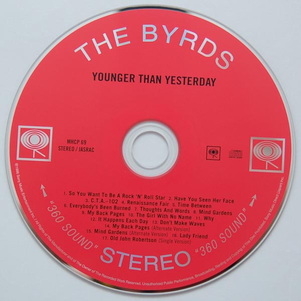 CD, Byrds (The) - Younger Than Yesterday +6