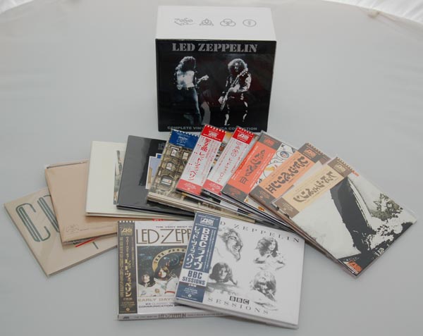 Contents +, Led Zeppelin - Complete Vinyl Replica Collection box