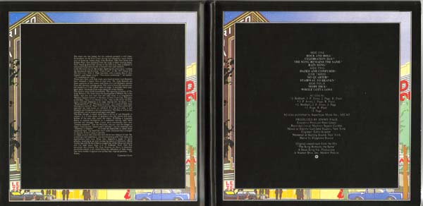 Gatefold, Led Zeppelin - The Song Remains The Same