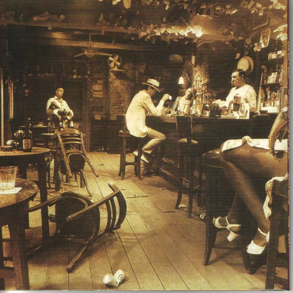Back cover, Led Zeppelin - In Through The Out Door