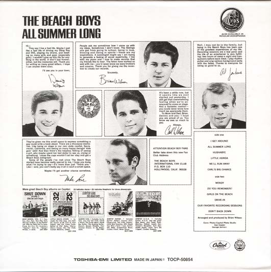 , Beach Boys (The) - All Summer Long