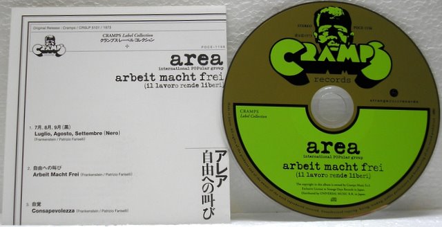 CD and Insert, Area - Arbeit Macht Frei