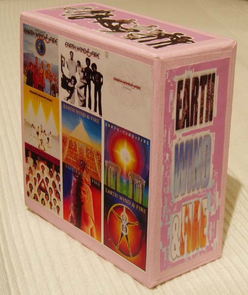 Back spine, Earth, Wind and Fire - EWF Custom Box