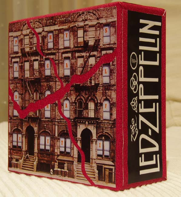 Back and spine, Led Zeppelin - Led Zeppelin Custom Box