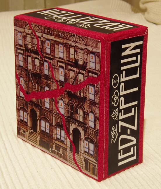 Back and spine, Led Zeppelin - Led Zeppelin Custom Box