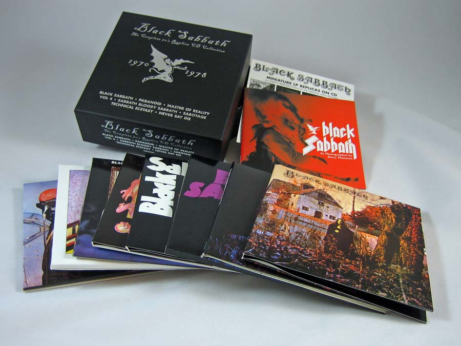 Contents, Black Sabbath - The Complete 70's Replica CD Collection