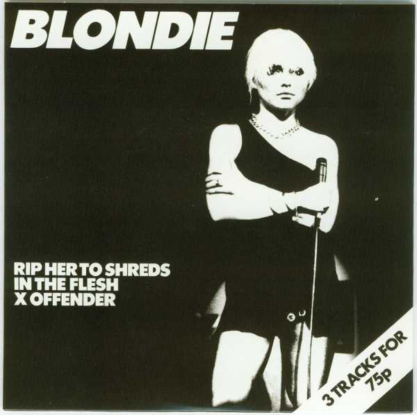 Rip Her To Shreds Cover, Blondie - Singles Box