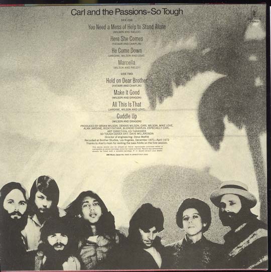 , Beach Boys (The) - Carl and the Passions - "So Tough"