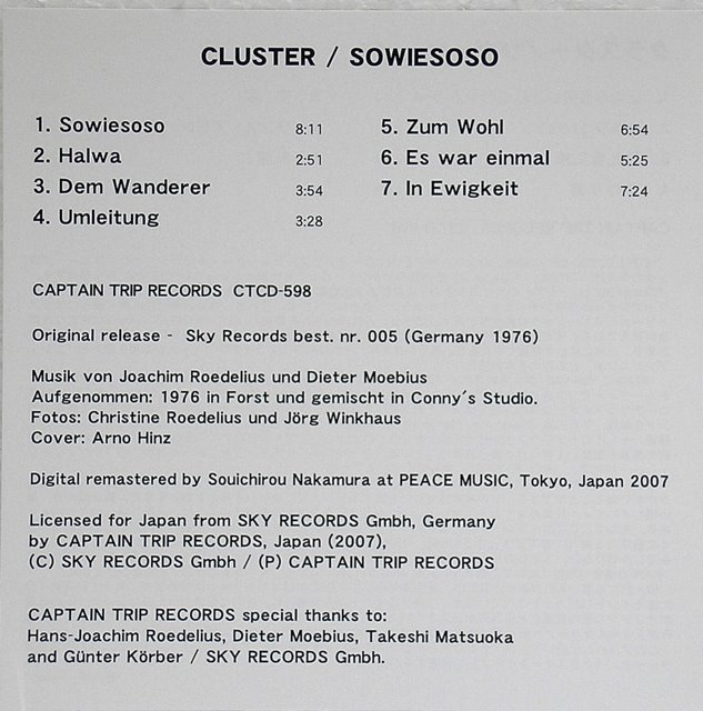 Insert, Cluster - Sowiesoso