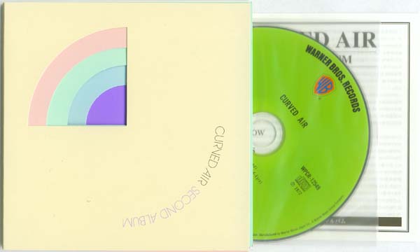 Cover with CD and insert, Curved Air - Second Album