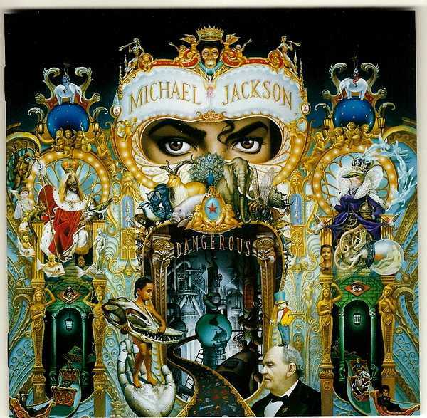 Glossy Booklet Cover, Jackson, Michael - Dangerous