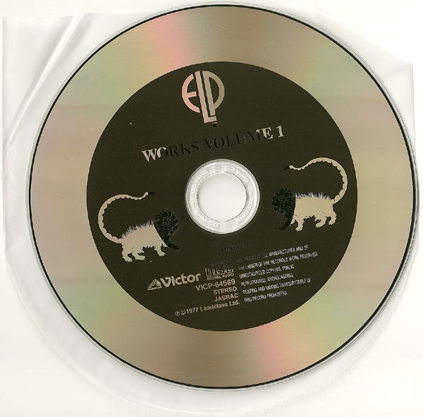 Disc 1, Emerson, Lake + Palmer - Works Volume 1