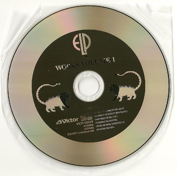Disc 2, Emerson, Lake + Palmer - Works Volume 1