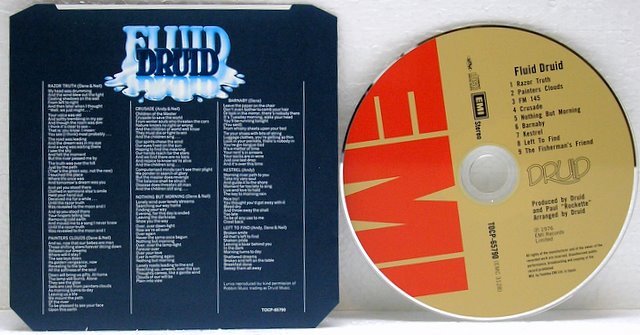 CD and Inner Lp sleeve, Druid - Fluid Druid
