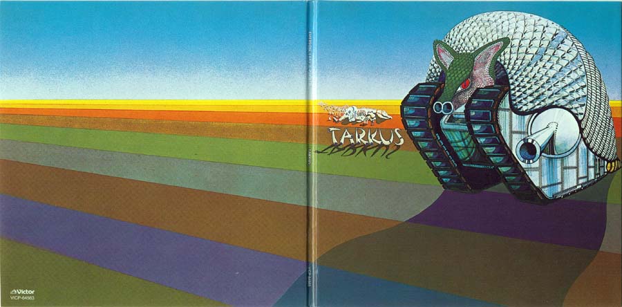 Open gatefold cover, Emerson, Lake + Palmer - Tarkus