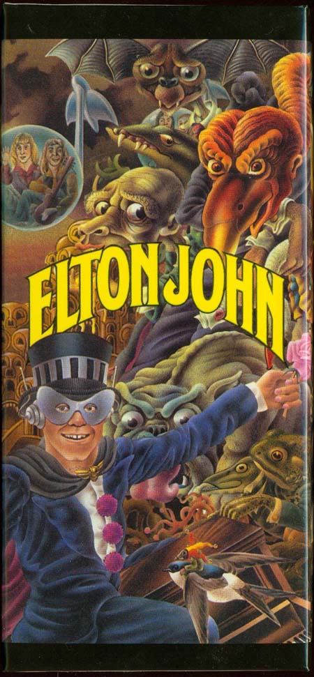 Box spine close up, John, Elton - Captain Fantastic Box