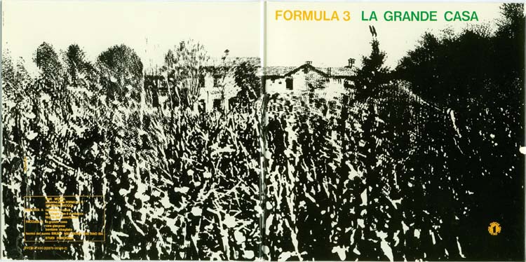 Open gatefold cover, Formula 3 - La Grande Casa