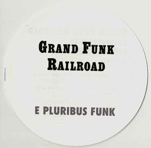 Lyrics & info booklet, Grand Funk Railroad - E Pluribus Funk