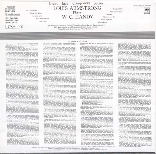 , Armstrong, Louis - Plays WC Handy