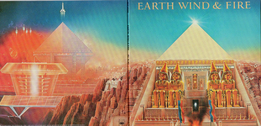 Front & Back gatefold sleeve, Earth, Wind + Fire - All 'N All