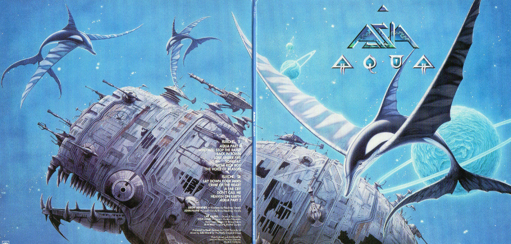 Outside gatefold, ASIA featuring John Payne - Aqua Blu-Spec CD (+3)