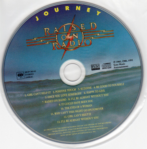 Cd, Journey - Raised On Radio (+2)