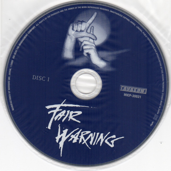Cd 1, Fair Warning - 4 (Four) + bonus tracks