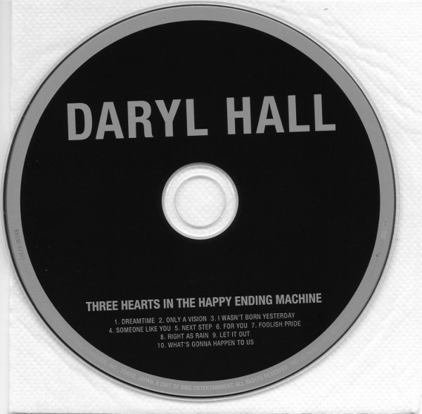 Cd, Hall, Daryl - Three Hearts In The Happy Ending Machine: Dream Time