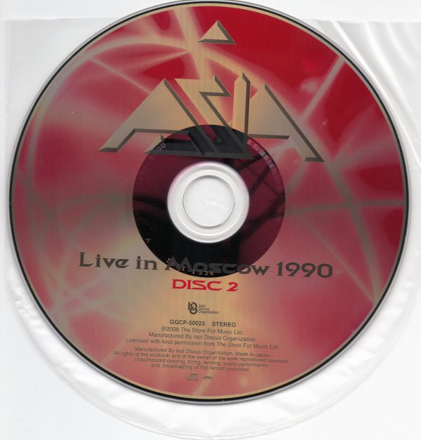 Cd 2, Asia - Live In Moscow 1990 (+4)