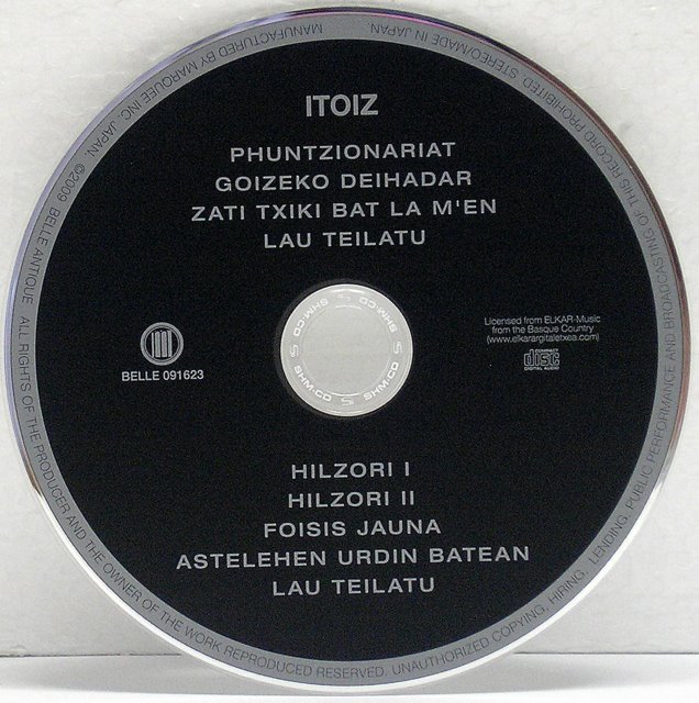 CD, Itoiz - Itoiz (+1)