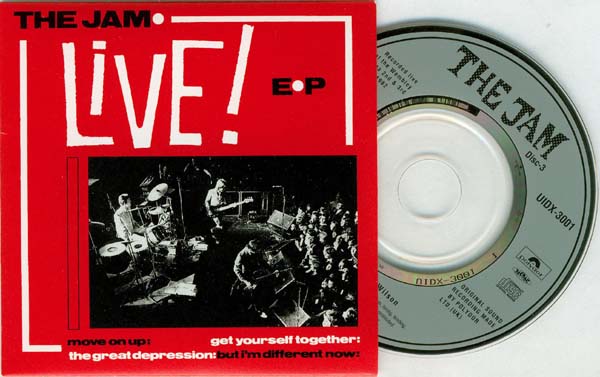 EP CD and front cover, Jam (The) - Snap!