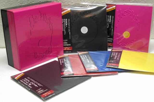 Box with Kluster and Conrad Schnitzler CDs, Kluster - Zwei-Osterei Box