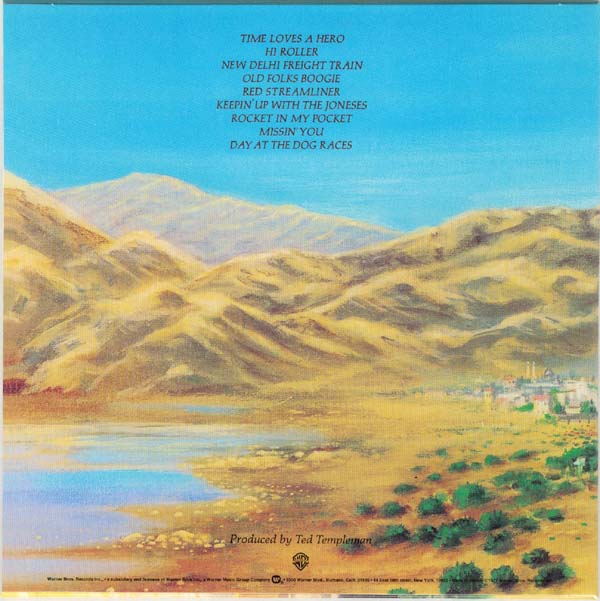 Back cover, Little Feat - Time Loves A Hero