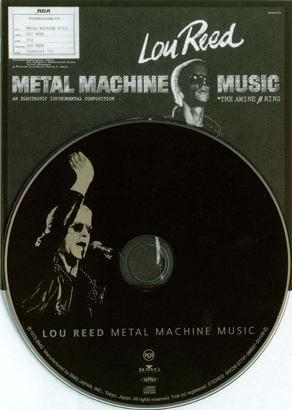 CD and insert, Reed, Lou - Metal Machine Music