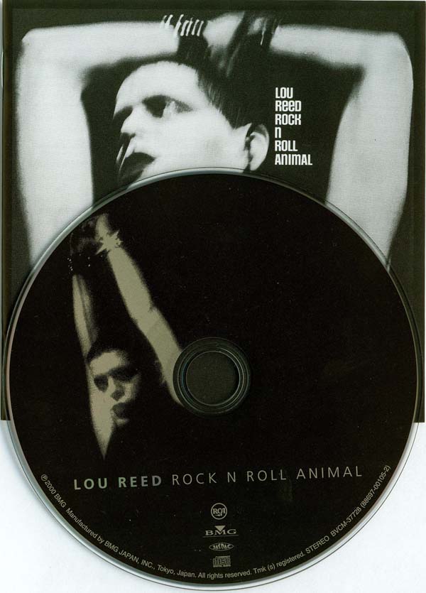 CD and insert, Reed, Lou - Rock n Roll Animal +2