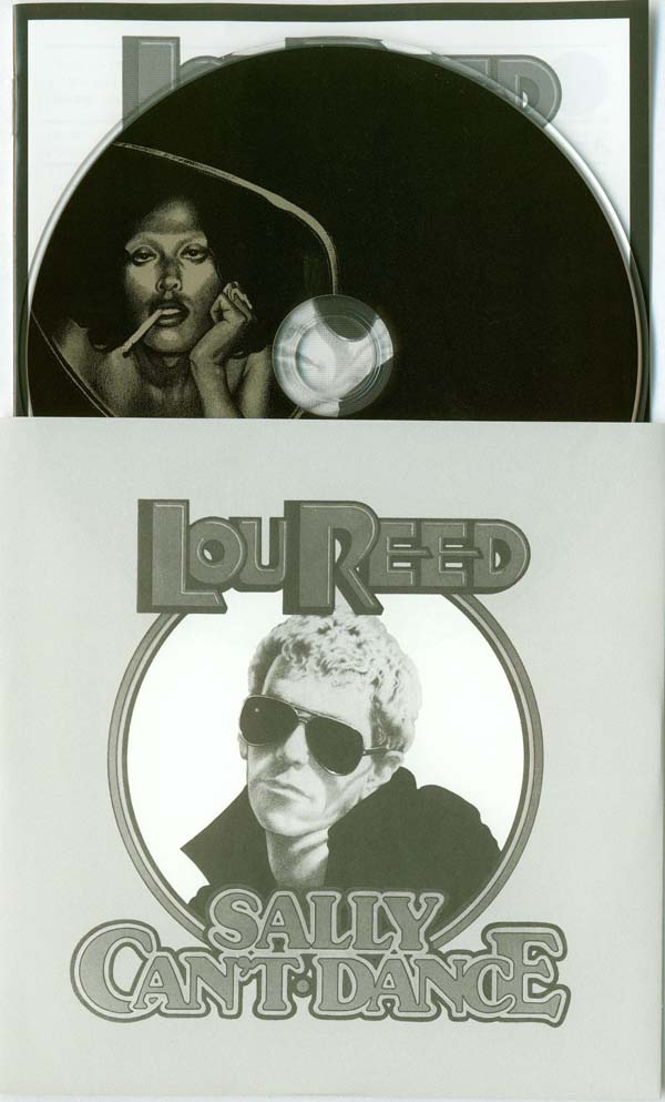 CD, insert and inner sleeve, Reed, Lou - Sally Can't Dance +2