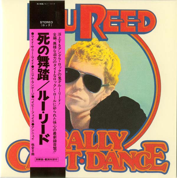 Cover with promo obi, Reed, Lou - Sally Can't Dance +2