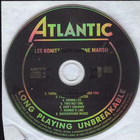 , Konitz, Lee + Marsh, Warne - Lee Konitz With Warne Marsh