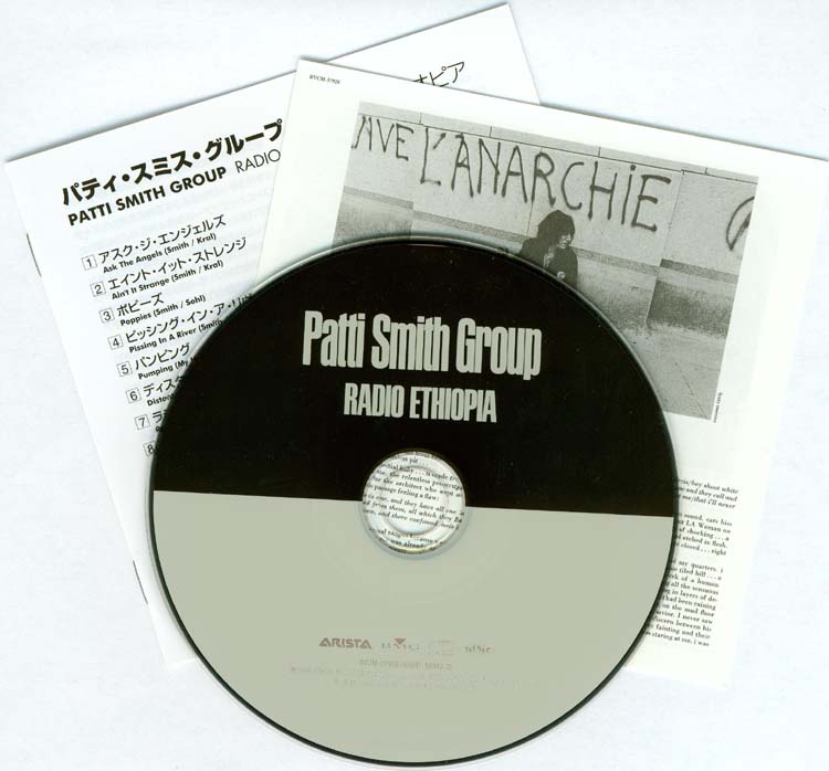 CD and inserts, Smith, Patti - Radio Ethiopia +1