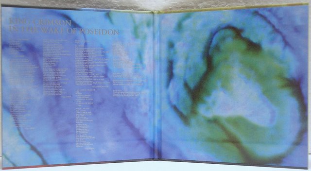 Gatefold cover inside, King Crimson - In The Wake Of Poseidon [Gold]