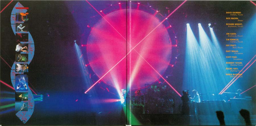 Inside gatefold, Pink Floyd - Delicate Sound Of Thunder